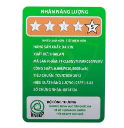 Máy lạnh Daikin Inverter 2.5 HP FTKC60NVMV