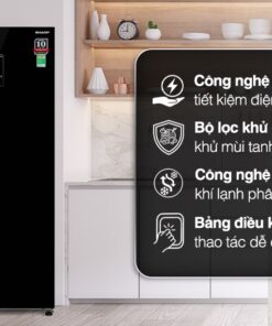 Tủ lạnh Sharp Inverter 442 lít Side By Side SJ-SBX440VG-BK