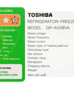 Alternative view of Tủ lạnh Toshiba Inverter 555 lít GR-AG58VA XK